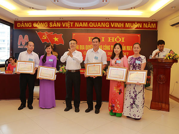 Công ty cổ phần May X19 tổ chức Đại hội Thi đua Quyết thắng giai đoạn 2012-2017
