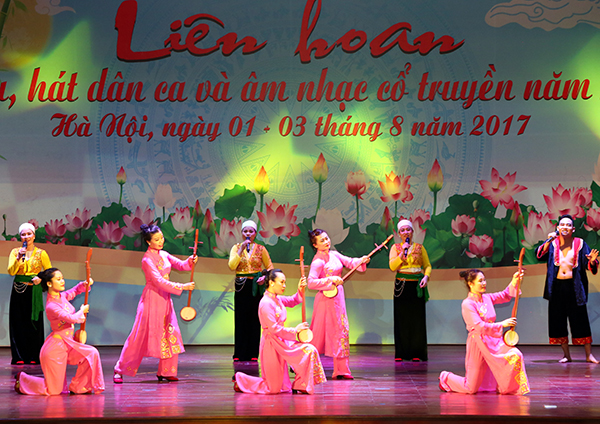 Quân chủng PK-KQ tổ chức Liên hoan “Hát ru, hát dân ca và âm nhạc cổ truyền” năm 2017
