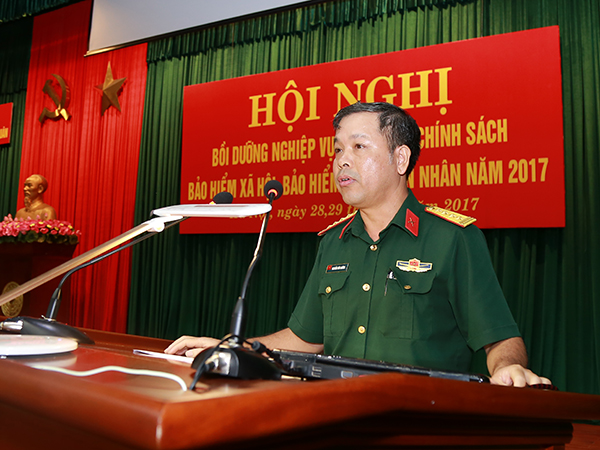 Quân chủng PK-KQ tổ chức hội nghị bồi dưỡng nghiệp vụ về chế độ, chính sách BHXH, BHYT quân nhân