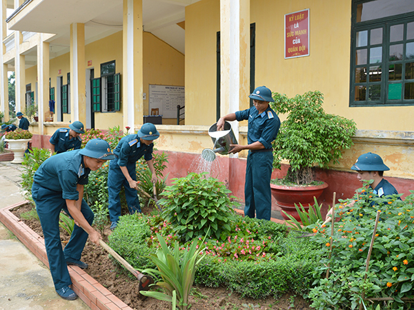 Xanh, sạch, đẹp ở Tiểu đoàn 6