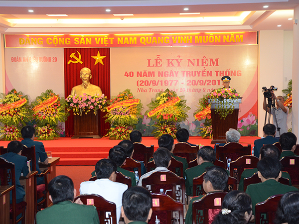 Đoàn An điều dưỡng 20 kỷ niệm 40 năm ngày truyền thống
