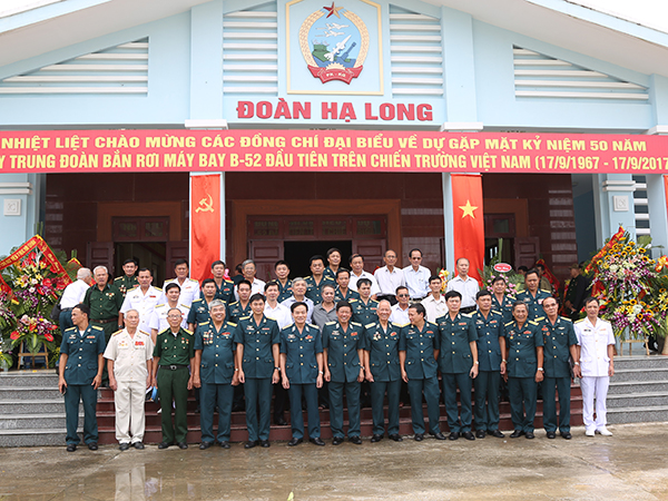 Trung đoàn 238 tổ chức gặp mặt kỷ niệm 50 năm ngày bắn rơi máy bay B-52 đầu tiên trên chiến trường Việt Nam