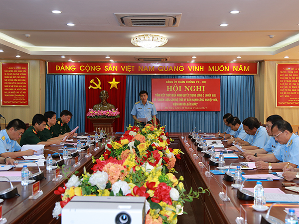 Đảng ủy Quân chủng PK-KQ tổng kết thực hiện NQTW3 (Khóa VIII) về “Chiến lược cán bộ thời kỳ đẩy mạnh công nghiệp hóa, hiện đại hóa đất nước”