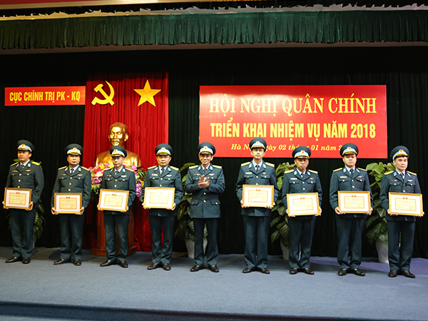 Cục Chính trị Quân chủng Phòng không - Không quân tổ chức Hội nghị quân chính triển khai nhiệm vụ năm 2018