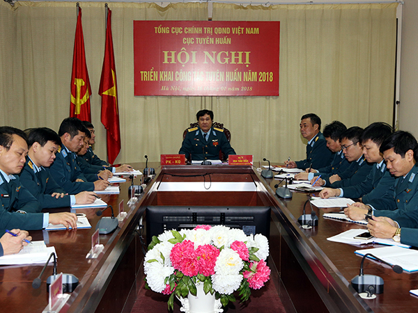 Hội nghị trực tuyến triển khai công tác tuyên huấn năm 2018