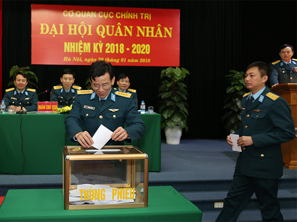 Cục Chính trị Quân chủng Phòng không-Không quân tổ chức Đại hội quân nhân nhiệm kỳ 2018-2020