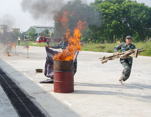 Lữ đoàn 918 tổ chức Hội thao Phòng cháy chữa cháy năm 2018