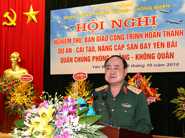 Bộ Quốc phòng nghiệm thu, bàn giao công trình hoàn thành Dự án: Cải tạo, nâng cấp Sân bay Yên Bái, Quân chủng PK-KQ