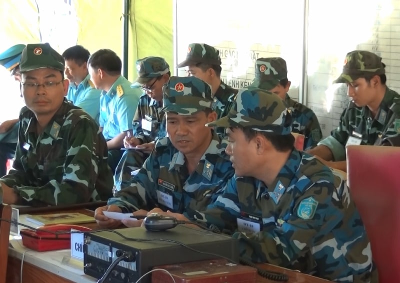 Trung đoàn 292 diễn tập chỉ huy-tham mưu 1 bên 1 cấp