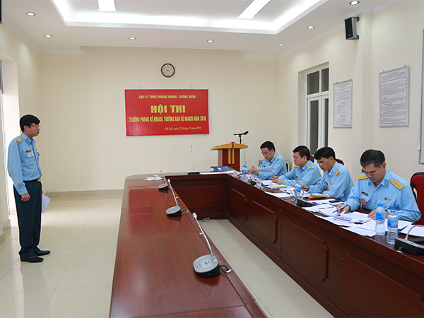 Cục Kỹ thuật PK-KQ tổ chức Hội thi trưởng phòng kế hoạch, trưởng ban kế hoạch giỏi năm 2018