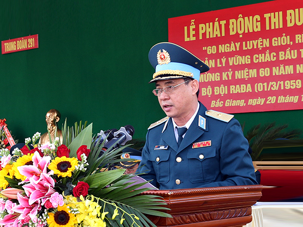 Trung đoàn 291 phát động thi đua cao điểm “60 ngày luyện giỏi, rèn nghiêm, quản lý vững chắc bầu trời Tổ quốc”