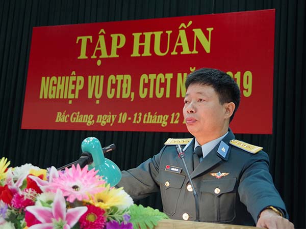 Sư đoàn 365 tập huấn nghiệp vụ CTĐ, CTCT năm 2019