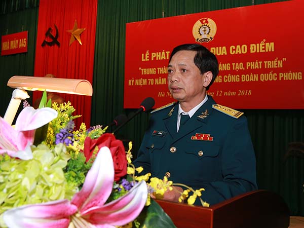 Nhà máy A45 phát động đợt thi đua cao điểm “Trung thành, trách nhiệm, sáng tạo, phát triển” chào mừng kỷ niệm 70 năm ngày truyền thống Công đoàn Quốc phòng