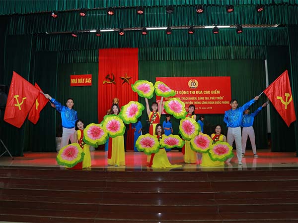 Nhà máy A45 phát động đợt thi đua cao điểm “Trung thành, trách nhiệm, sáng tạo, phát triển” chào mừng kỷ niệm 70 năm ngày truyền thống Công đoàn Quốc phòng