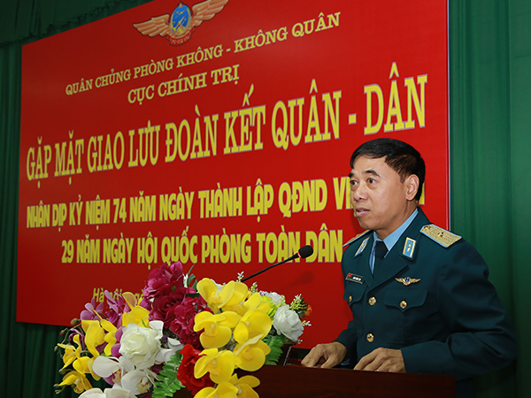 Cục Chính trị PK-KQ tổ chức gặp mặt, giao lưu đoàn kết quân dân năm 2018