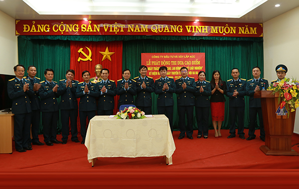 Công ty Đầu tư và Xây lắp ACC phát động thi đua chào mừng kỷ niệm 60 năm ngày truyền thống Bộ đội Ra đa