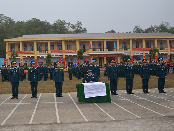Đoàn cơ sở Trung đoàn 284 (Sư đoàn 365) phát động Tháng Thanh niên năm 2018
