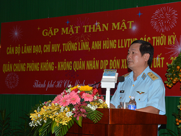 Quân chủng Phòng không - Không quân tổ chức gặp mặt thân mật cán bộ lãnh đạo, chỉ huy, tướng lĩnh, anh hùng LLVTND các thời kỳ khu vực phía Nam