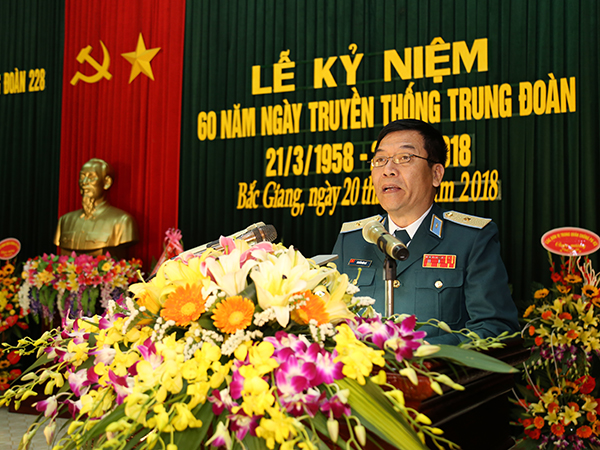 Trung đoàn Pháo phòng không 228 kỷ niệm 60 năm ngày truyền thống