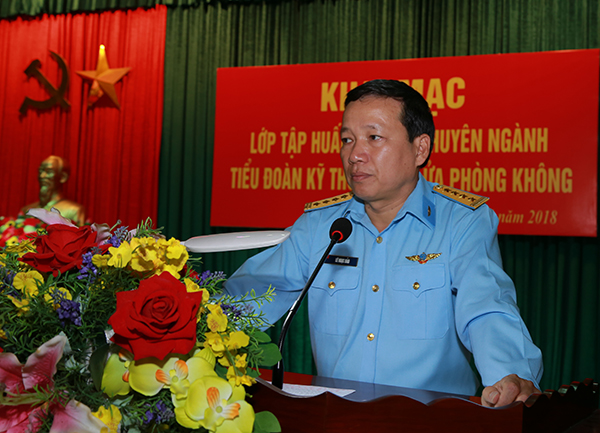 Khai mạc lớp tập huấn cán bộ chuyên ngành tiểu đoàn kỹ thuật Tên lửa Phòng không