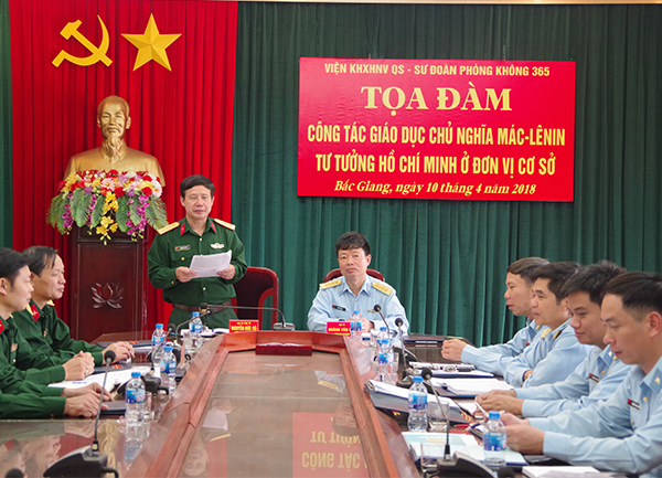 Tọa đàm “Công tác giáo dục Chủ nghĩa Mác - Lênin, tư tưởng Hồ Chí Minh ở đơn vị cơ sở”