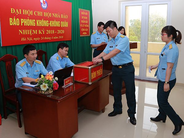 Chi hội Báo Phòng không - Không quân tổ chức Đại hội nhiệm kỳ 2018 - 2020