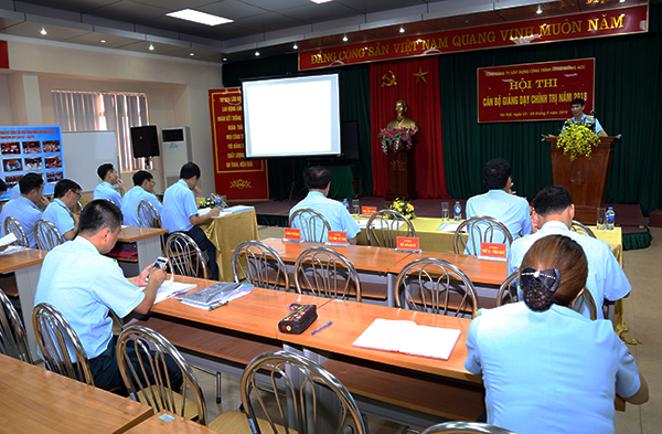 Tổng công ty ACC tổ chức Hội thi cán bộ giảng dạy chính trị năm 2018