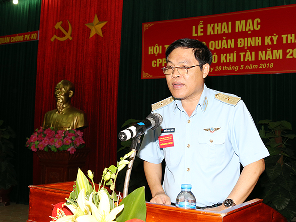 Quân chủng Phòng không-Không quân tổ chức hội thao bảo quản định kỳ tháng đại đội PPK57mm có khí tài