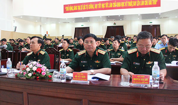 Bộ Tổng Tham mưu sơ kết công tác đầu tư trang thiết bị đào tạo trong các nhà trường Quân đội, giai đoạn 2016-2018