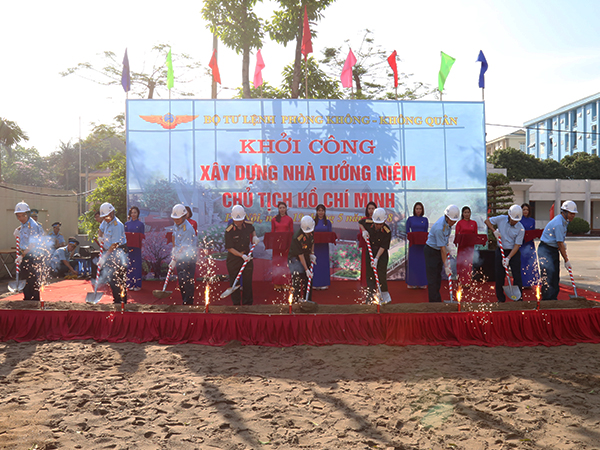 Quân chủng Phòng không - Không quân khởi công xây dựng Nhà tưởng niệm Chủ tịch Hồ Chí Minh