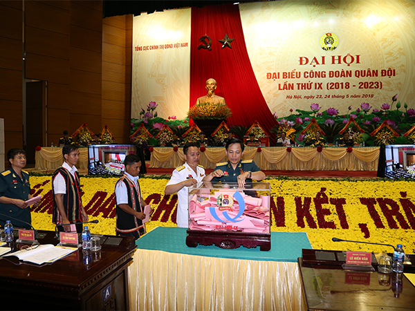 Đại hội đại biểu Công đoàn Quân đội lần thứ IX (2018-2023) thành công tốt đẹp