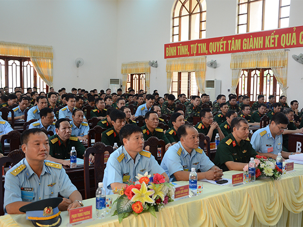 Khai mạc Hội thi Tiểu đoàn trưởng pháo phòng không, súng máy phòng không lực lượng phòng không lục quân năm 2018