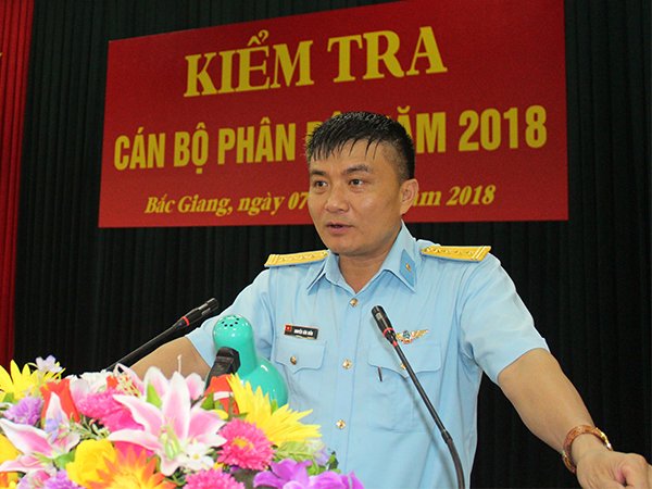 Sư đoàn 365 tổ chức kiểm tra cán bộ phân đội năm 2018