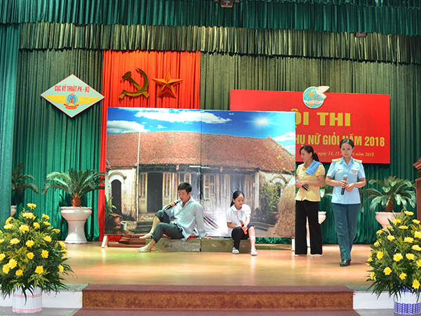 Cục Kỹ thuật PK-KQ tổ chức Hội thi Cán bộ Hội Phụ nữ giỏi năm 2018