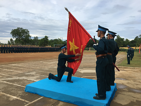 Sư đoàn 375  tuyên thệ chiến sĩ mới  năm 2018