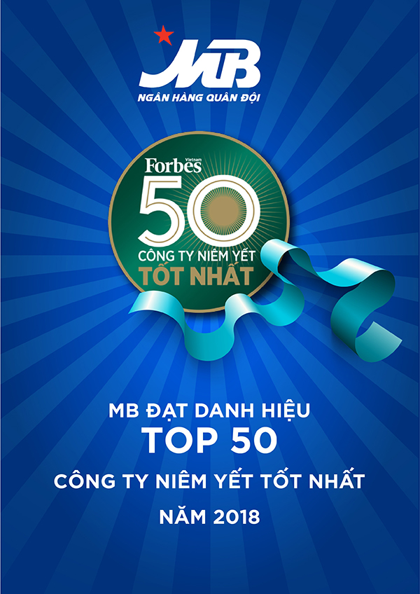 MB - TOP 50 công ty niêm yết tốt nhất Việt Nam 2018