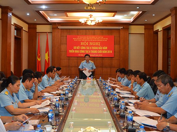Quân chủng sơ kết công tác Dân số, gia đình và Trẻ em; thực hiện Quy chế Dân chủ cơ sở và Vì sự tiến bộ của Phụ nữ 6 tháng đầu năm và phương hướng nhiệm vụ 6 tháng cuối năm 2018.
