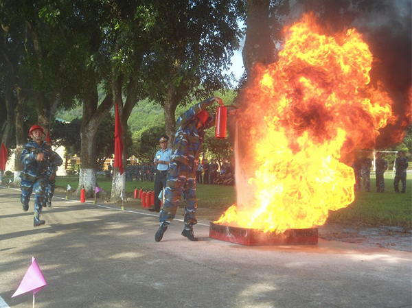 Sư đoàn 363 tổ chức Hội thao Phòng cháy, chữa cháy năm 2018