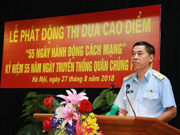 Cục Chính trị PK-KQ phát động đợt thi đua cao điểm “55 ngày hành động cách mạng”
