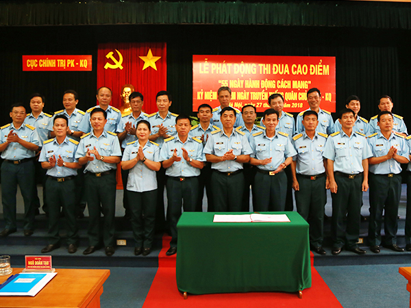 Cục Chính trị PK-KQ phát động đợt thi đua cao điểm “55 ngày hành động cách mạng”