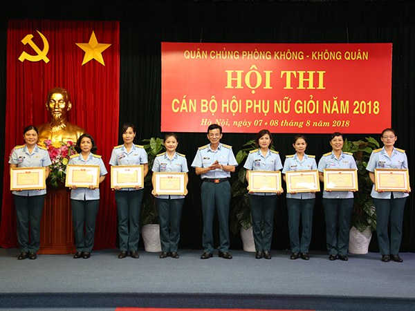 Quân chủng PK-KQ bế mạc Hội thi “Cán bộ hội phụ nữ giỏi năm 2018”