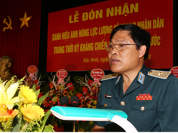 Trung đoàn 284 đón nhận danh hiệu Anh hùng Lực lượng vũ trang nhân dân