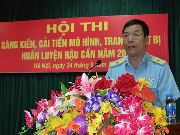 Quân chủng PK-KQ tổ chức Hội thi Sáng kiến, cải tiến mô hình, trang thiết bị huấn luyện hậu cần năm 2018