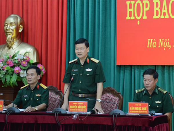 Bộ Quốc phòng tổ chức họp báo Quý III năm 2018