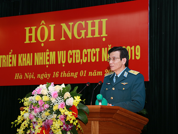 Các ngành trong Quân chủng PK-KQ tổ chức Hội nghị triển khai nhiệm vụ năm 2019