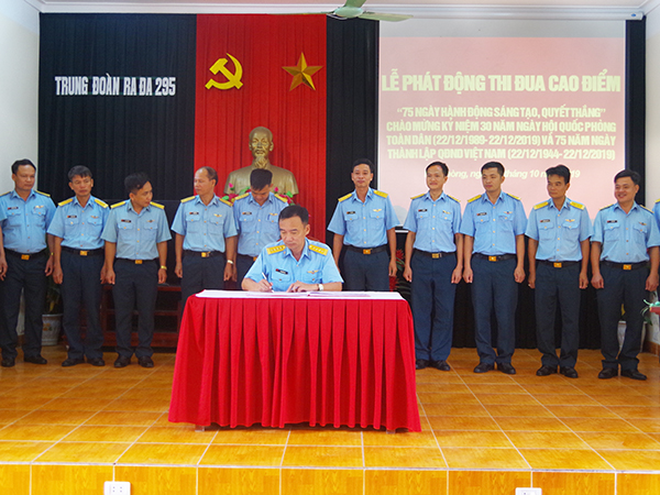 Các đơn vị trong Sư đoàn 363 phát động thi đua cao điểm “75 ngày hành động sáng tạo, quyết thắng”