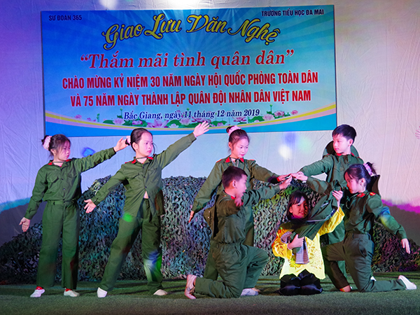 Trường Tiểu học Đa Mai trải nghiệm “Một ngày làm chiến sĩ” tại Sư đoàn 365