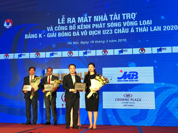 MB tài trợ các trận đấu thuộc Bảng K - Vòng loại Giải Bóng đá vô địch Châu Á 2020