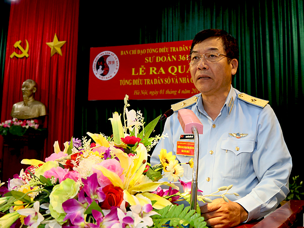 Sư đoàn 361 tổ chức Lễ ra quân Tổng điều tra dân số và nhà ở năm 2019