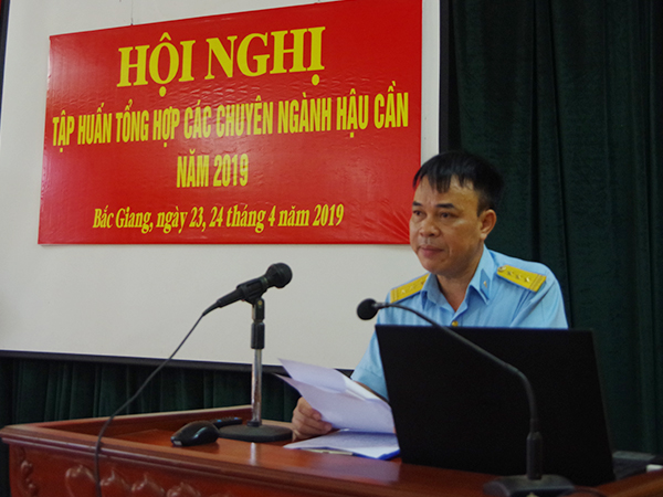 Sư đoàn 365 tổ chức tập huấn công tác hậu cần năm 2019